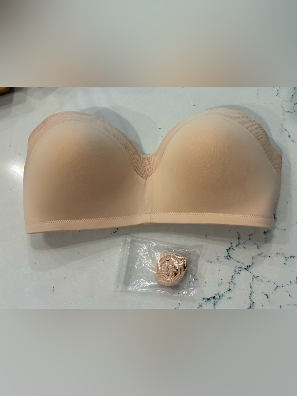 Lively Nude Strapless Convertible Bra with Removable Straps 36C